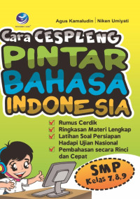 Image of Cara CESPLENG PINTAR BAHASA INDONESIA SMP Kelas 7, 8, 9