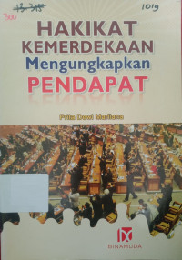 Image of HAKIKAT KEMERDEKAAN Mengungkapkan PENDAPAT