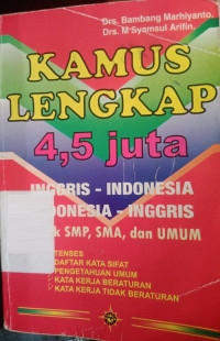 Image of KAMUS LENGKAP 4,5 juta (INGGRIS - INDONESIA INDONESIA - INGGRIS)